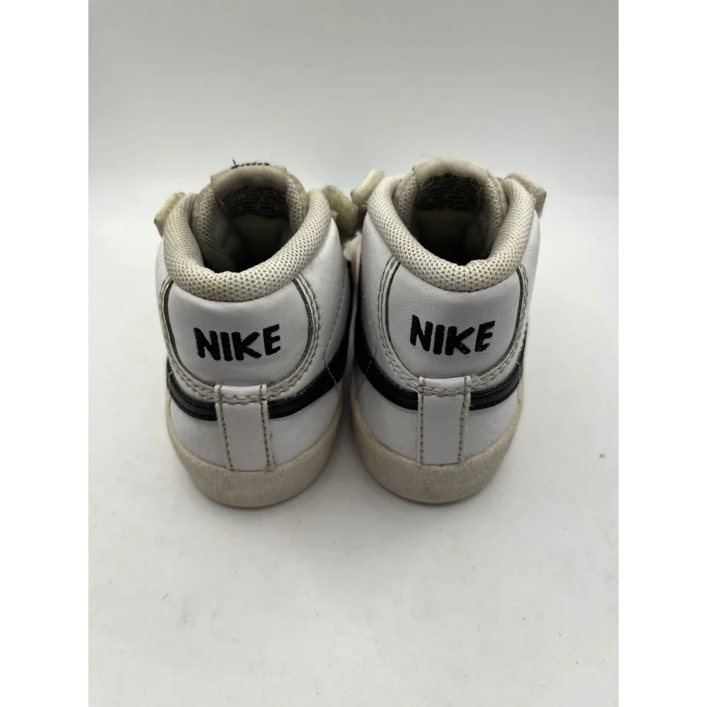 Nike Blazer Mid Toddler Shoes White Black‎ Red Casual Sneakers Kids Size